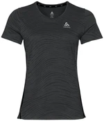 Odlo Zeroweight Engineered Chill-Tec Black Melange XS Tricou cu mânecă scurtă pentru alergare