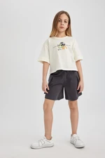 DEFACTO Girl's Cargo Fit Shorts