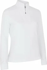 Callaway Solid Sun Protection 1/4 Zip Brilliant White 2XL Mikina