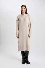 DEFACTO Regular Fit Long Sleeve Maxi Dress