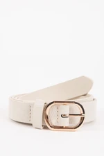 DEFACTO Women's Faux Leather Classic Belt