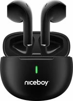 Niceboy Hive Beans Pop Black Cuffie wireless In-ear