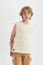 DEFACTO Boy's Crew Neck Undershirt