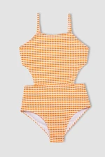 DEFACTO Girl's Checkered Swimsuit