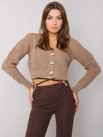 RUE PARIS sweater from dark beige sweater