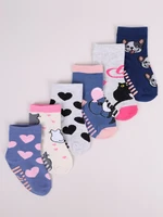 Yoclub Kids's Girls' Socks ABS 6-Pack SKA-0002G-AA0A-005