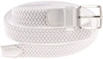 Alberto Basic Braided Mens White 90 cm Curele