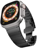 4wrist Ocelový tah s motýlovou sponou pro Apple Watch 38/40/41 mm - Black