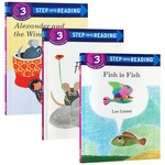 3Book/Set Fish is Fish Frederick Leo Lionni, Children's books aged 3 4 5 6, English picture books, 0394827996