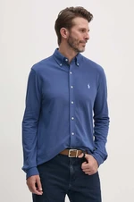 Bavlnená košeľa Polo Ralph Lauren pánska, regular, s golierom button-down