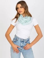 Mint scarf made of viscose