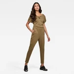 G-STAR Jumpsuit - Cocaux r suit wmn ss olive-brown