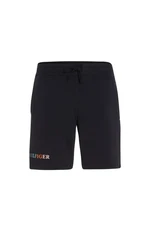 Tommy Hilfiger Krátke nohavice - CONTRAST STITCH SWEATSHORT modré