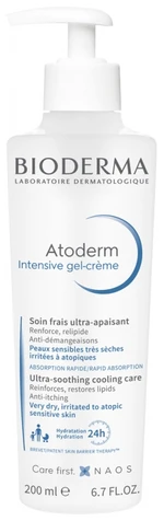 Bioderma Intenzivní gelový krém Atoderm (Ultra-Soothing Cooling Care) 200 ml