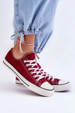 Classic Women's Burgundy Vegas Low Cut Sneakers