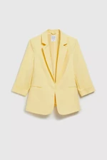 Women's blazer MOODO - light yellow