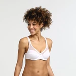 Bílá dámská podprsenka Dim GENEROUS COTTON BIO BRA