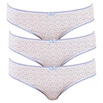 3PACK Ladies Panties Molvy blue