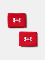 Set of two sweatbands in red Under Armour UA Performance Wristbands