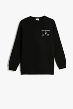 Koton Boy's Black Sweatshirt