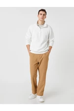 Koton Basic Woven Trousers with Buttons