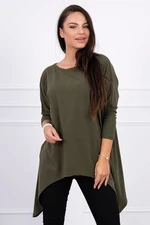 Blouse oversize khaki