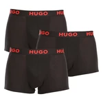 3PACK Mens Boxers Hugo Boss black