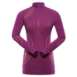 Women's functional underwear - T-shirt ALPINE PRO SEAMA holyhock