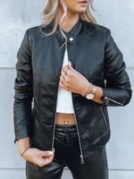 TRENDY FUSION women's leather jacket black Dstreet