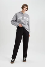 DEFACTO Regular Fit With Pockets Thick Sweatshirt Fabric Pants