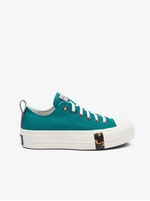 Green Women's Sneakers on the Converse Chuck Taylor All Sta Platform - Women