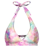 Aloha From Deer Woman's Cute Tie Dye Halter Neck Bikini Top BTH AFD853