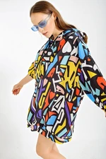 Bigdart 4125 Oversized Sweat Dress - Sax