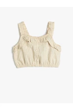 Koton Straps & Ruffled Crop Tops