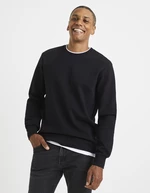 Black basic sweatshirt Celio Vedoubleco