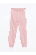 LC Waikiki Girl's Jogger Sweatpants with an Elastic Printed Waist.