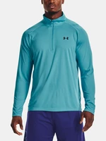 Under Armour T-Shirt UA Tech 2.0 1/2 Zip-BLU - Men