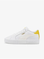 White Women's Leather Shoes Puma Cali Star - Women