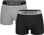 Boxer da uomo Lonsdale 113859-Grey/Black