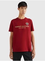 Red Men's T-Shirt Tommy Hilfiger - Men