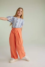 DEFACTO Girl Wide Leg Modal Trousers