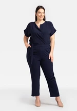 Completo da donna Karko Karko_Jumpsuit_Q229_Navy_Blue