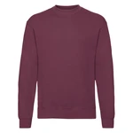 Burgundy Men's Sweatshirt Set-in Sweat Fruit of the Loom