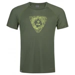 Men's running T-shirt Kilpi WYLDER-M khaki