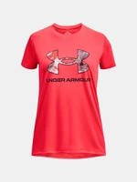 Under Armour T-Shirt UA Tech Print BL SSC-RED - Girls