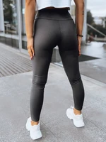 Women's ribbed leggings JUST gray Dstreet