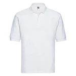 Men's White Polycotton Polo Shirt Russell