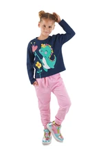 Denokids Sweet Dino Girl T-shirt Sweatpants Set