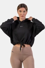 NEBBIA Loose crop hoodie Iconic