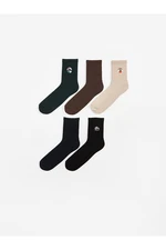 LC Waikiki Lw - Embroidered Men's Socks 5-Piece